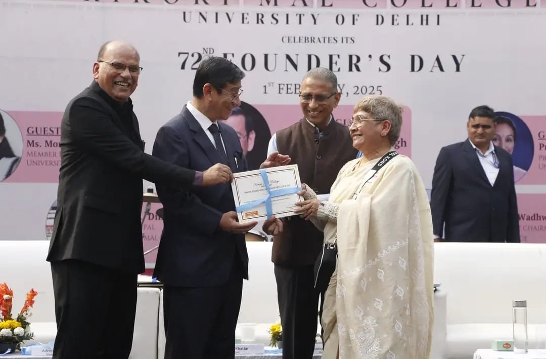 Kirori Mal College 72nd Founders Day Felicitation