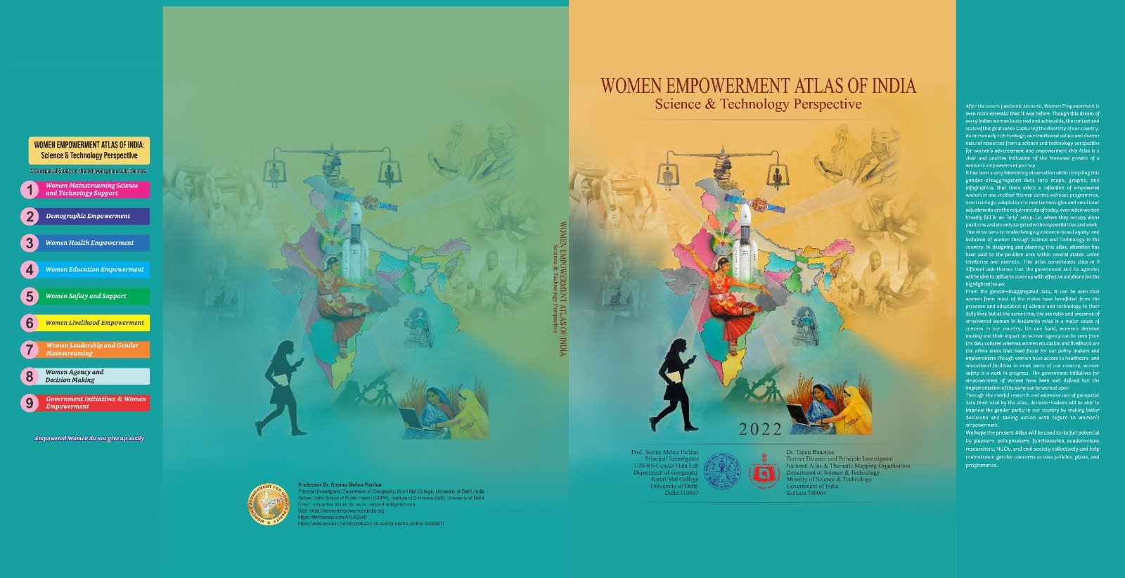Women Empowerment Atlas of India - Science & Technology Perspective Cover